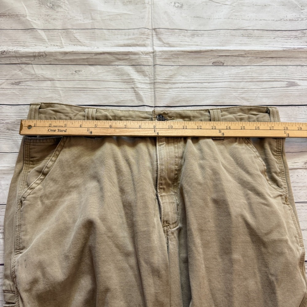 Carhartt‎ Relaxed Fit Workwear Pants Khaki Beige RN 14806 Men's Size 36x34 - Picture 4 of 15